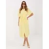 Suknelė Italy Moda Sukienka-MI-SK-3426.91-jasny geltona