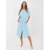 Suknelė Italy Moda Sukienka-MI-SK-3426.91-šviesiai mėlyna