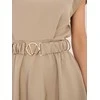 Suknelė Italy Moda Sukienka-MI-SK-3430-1.01-ciemny bezowy