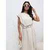Suknelė Italy Moda Sukienka-MI-SK-3430-1.01-jasny smėlio spalva