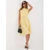 Suknelė Italy Moda Sukienka-MI-SK-3430-1.01-jasny geltona