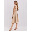 Suknelė Italy Moda Sukienka-MI-SK-3430-1.01-smėlio spalva