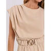 Suknelė Italy Moda Sukienka-MI-SK-3430-1.01-smėlio spalva