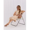 Suknelė Italy Moda Sukienka-MI-SK-3430-1.01-smėlio spalva