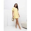 Suknelė Italy Moda Sukienka-MI-SK-4313.83-jasny geltona