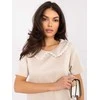 Suknelė Italy Moda Sukienka-MI-SK-4313.83-smėlio spalva