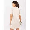 Suknelė Italy Moda Sukienka-MI-SK-4313.83-smėlio spalva