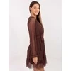 Suknelė Italy Moda Sukienka-MI-SK-61430.62-ruda
