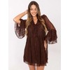 Suknelė Italy Moda Sukienka-MI-SK-62435.16-ruda