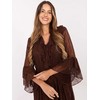 Suknelė Italy Moda Sukienka-MI-SK-62435.16-ruda