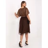 Suknelė Italy Moda Sukienka-MI-SK-62464.27-ruda