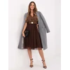 Suknelė Italy Moda Sukienka-MI-SK-62464.27-ruda