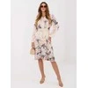 Suknelė Italy Moda Sukienka-MI-SK-82877.12P-jasny smėlio spalva