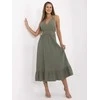 Suknelė Italy Moda Sukienka-MI-SK-88573.83-khaki
