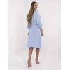 Suknelė Italy Moda Sukienka-MI-SK-91166.73-šviesiai mėlyna