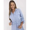 Suknelė Italy Moda Sukienka-MI-SK-91166.73-šviesiai mėlyna
