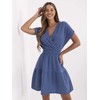 Suknelė Italy Moda Sukienka-MI-SK-92160.00-ciemny mėlyna