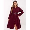 Suknelė Italy Moda Sukienka-MI-SK-92400.17-bordinė