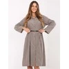 Suknelė Italy Moda Sukienka-MI-SK-92400.17-ciemny bezowy