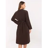 Suknelė Italy Moda Sukienka-MI-SK-92400.17-ciemny ruda