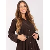 Suknelė Italy Moda Sukienka-MI-SK-92400.17-ciemny ruda