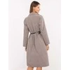 Suknelė Italy Moda Sukienka-MI-SK-92400.17-ciemny bezowy