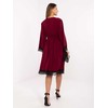 Suknelė Italy Moda Sukienka-MI-SK-92477.18P-bordinė