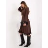Suknelė Italy Moda Sukienka-MI-SK-92477.18P-ciemny ruda