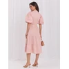 Suknelė Italy Moda Sukienka-MI-SK-92950.81-brzoskwiniowy