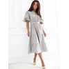 Suknelė Italy Moda Sukienka-MI-SK-92950.81-ciemny bezowy