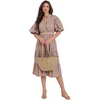 Suknelė Italy Moda Sukienka-MI-SK-92950.81-ruda