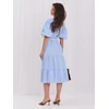 Suknelė Italy Moda Sukienka-MI-SK-92950.81-šviesiai mėlyna