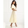 Suknelė Italy Moda Sukienka-MI-SK-92950.90-jasny geltona