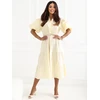 Suknelė Italy Moda Sukienka-MI-SK-92950.90-jasny geltona