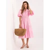 Suknelė Italy Moda Sukienka-MI-SK-92950.90-jasny rožinis