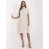 Suknelė Italy Moda Sukienka-MI-SK-A2275.09-smėlio spalva