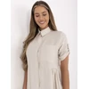Suknelė Italy Moda Sukienka-MI-SK-A2275.09-smėlio spalva