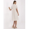 Suknelė Italy Moda Sukienka-MI-SK-A2275.09-smėlio spalva