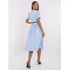 Suknelė Italy Moda Sukienka-MI-SK-A2328.41-šviesiai mėlyna