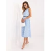 Suknelė Italy Moda Sukienka-MI-SK-A241612.89-šviesiai mėlyna