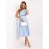 Suknelė Italy Moda Sukienka-MI-SK-A241612.89-šviesiai mėlyna