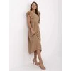 Suknelė Italy Moda Sukienka-MI-SK-A2489.21-camelowy