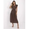 Suknelė Italy Moda Sukienka-MI-SK-A2489.21-ruda