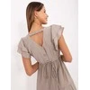 Suknelė Italy Moda Sukienka-MI-SK-A2489.21-smėlio spalva