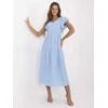 Suknelė Italy Moda Sukienka-MI-SK-A2489.21-šviesiai mėlyna