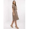 Suknelė Italy Moda Sukienka-MI-SK-A2494.99-ruda