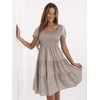 Suknelė Italy Moda Sukienka-MI-SK-A2561.89-ciemny bezowy