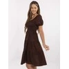 Suknelė Italy Moda Sukienka-MI-SK-A2561.89-ciemny ruda