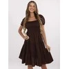 Suknelė Italy Moda Sukienka-MI-SK-A2561.89-ciemny ruda