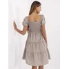 Suknelė Italy Moda Sukienka-MI-SK-A2561.89-ciemny bezowy